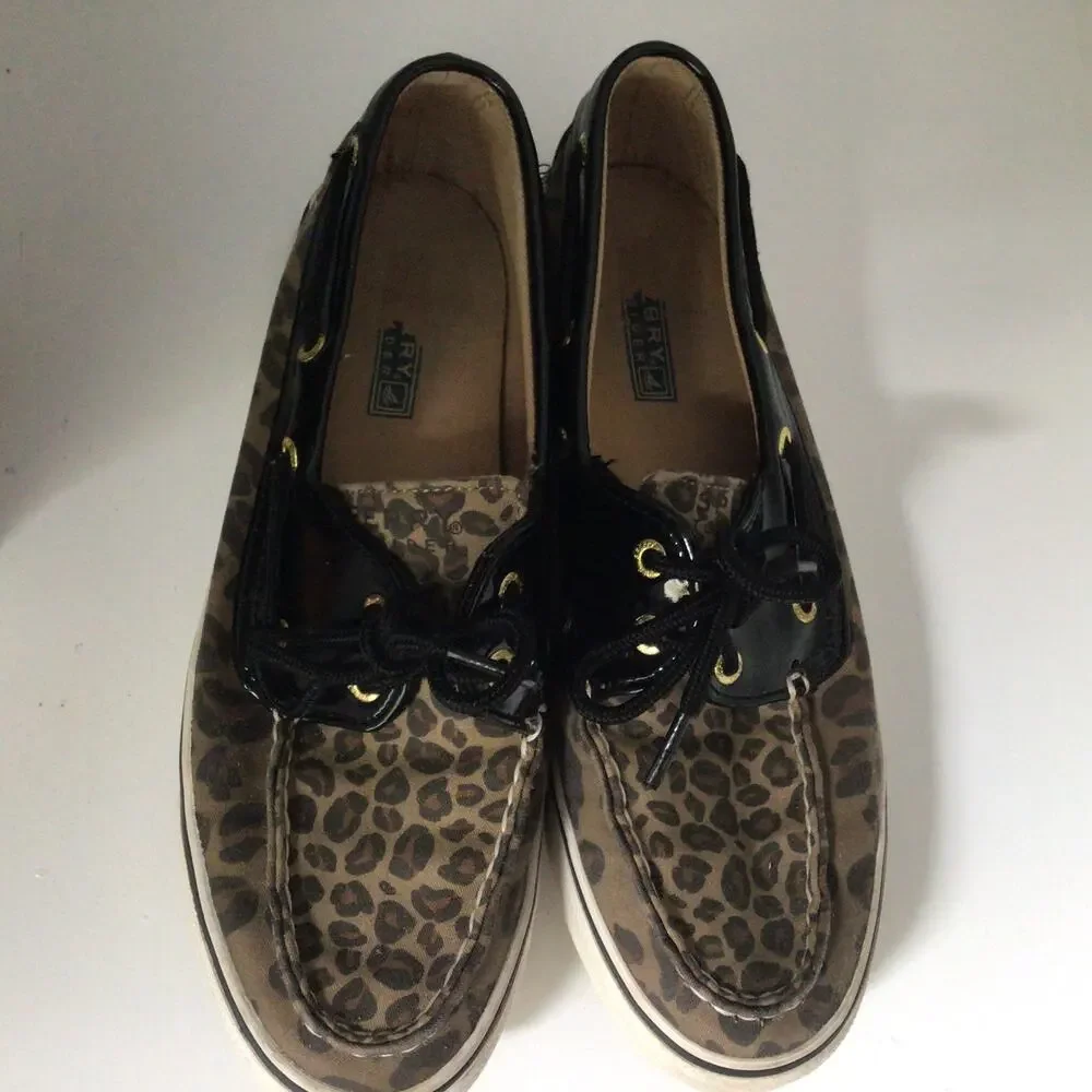 Sperry Top-Siders Animal Print Sz 7.5